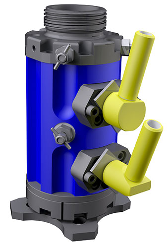 Double Block and Bleed Service Valve 6000 PSI